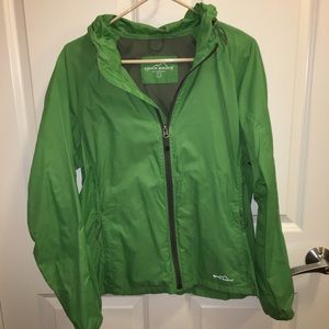 Eddie Bauer Rain Jacket/Windbreaker Size L